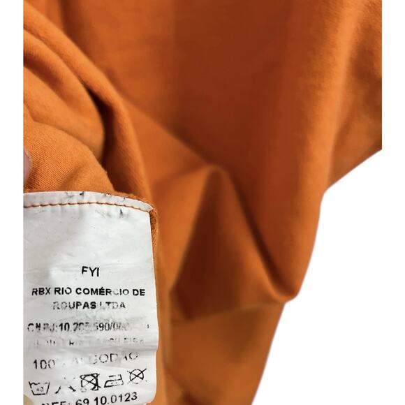 FYI For Your Information T-Shirt Orange Large Black Witchy Saturn Whimsygoth - Picture 4 of 5